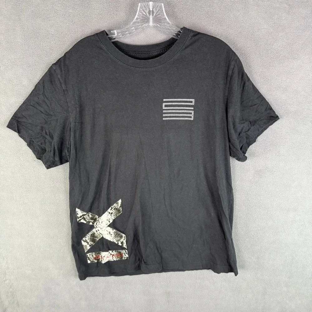 Jordan Mens T Shirt Large Black Graphic Print Short Sleeve Crew Neck L‎